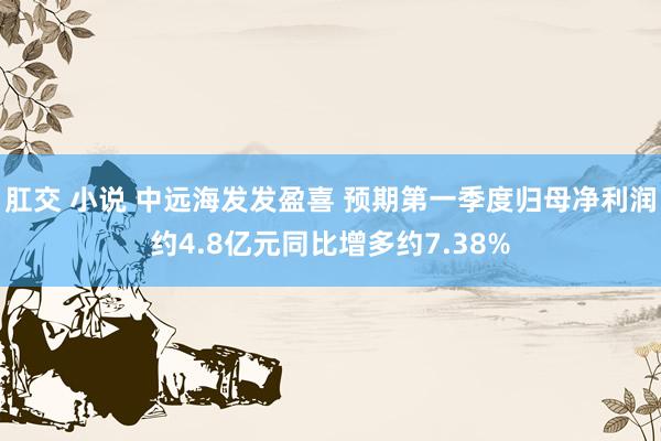 肛交 小说 中远海发发盈喜 预期第一季度归母净利润约4.8亿元同比增多约7.38%